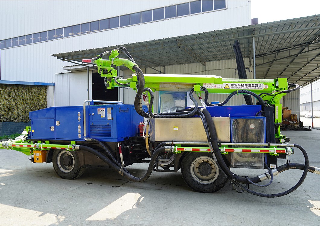 UPS-20J礦用混凝土噴射車(圖2) UPS-20J礦用混凝土噴射車(圖2)