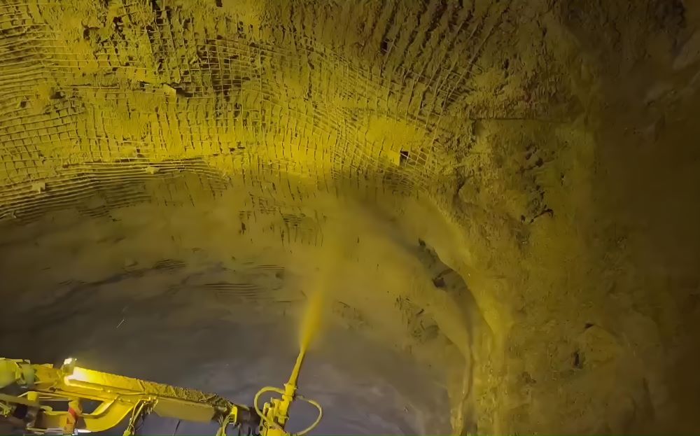 采礦中的噴射混凝土是什么？采礦中噴射混凝土的功能與優(yōu)勢(圖1)